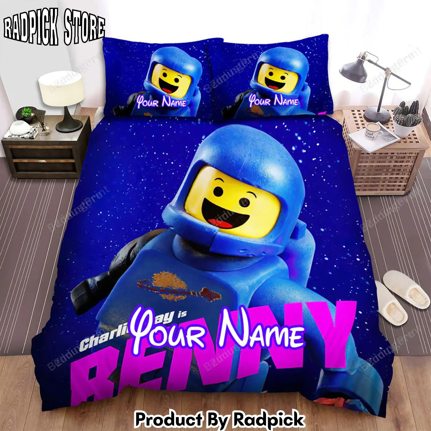 Radpick the lego movie 2 the second part 28201929 benny poster bed sheets duvet cover personalized name bedding sets rp3271131